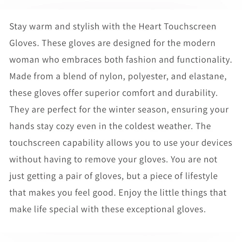 NWT Shiraleah Chicago Valentina Touchscreen Gloves OS
